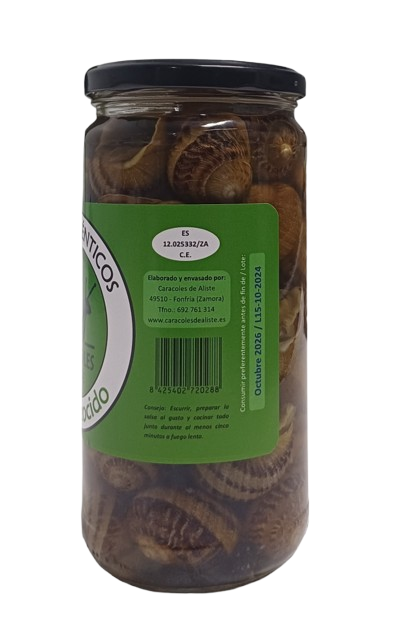 Caracoles en conserva cocidos al natural. (Pack de 3 botes) - Imagen 3