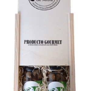 Caja regalo caracoles en conserva Pack 4 botes
